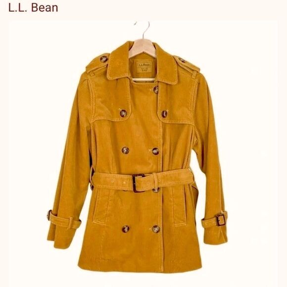 L.L. Bean Jackets & Blazers - **** Vintage L.L. Bean Corduroy Double Breasted Coat (M100)